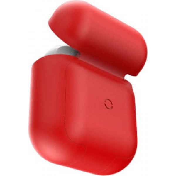 Baseus Anti-dust Wireless Protective Θήκη Σιλικόνης Case Κόκκινο για Apple AirPods